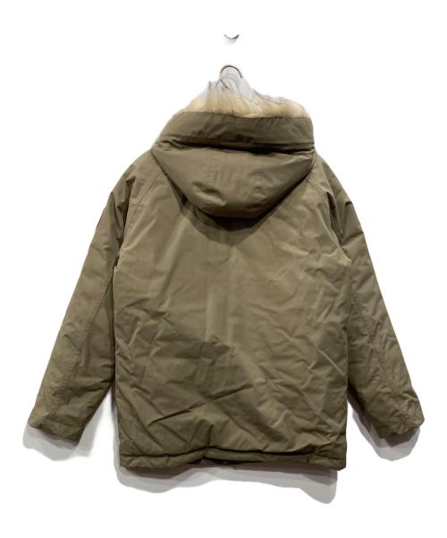 Canterbury（カンタベリー）CANTERBURY (カンタベリー) インバーカーギル ダウンミドルコート ベージュ サイズ:Lの古着・服飾アイテム