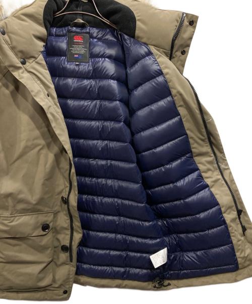 Canterbury（カンタベリー）CANTERBURY (カンタベリー) インバーカーギル ダウンミドルコート ベージュ サイズ:Lの古着・服飾アイテム