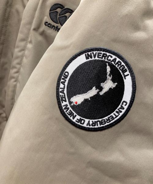 Canterbury（カンタベリー）CANTERBURY (カンタベリー) インバーカーギル ダウンミドルコート ベージュ サイズ:Lの古着・服飾アイテム