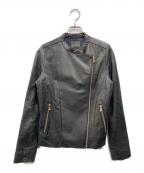 Nobleノーブル）の古着「レザージャケット」｜ブラック