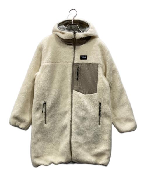 TAION（タイオン）TAION (タイオン) NOLLEY'S (ノーリーズ) 別注ボアフードリバーシブルダウン アイボリー サイズ:Mの古着・服飾アイテム