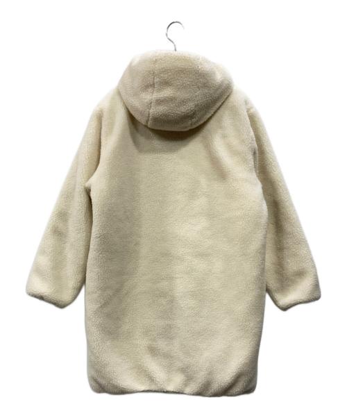 TAION（タイオン）TAION (タイオン) NOLLEY'S (ノーリーズ) 別注ボアフードリバーシブルダウン アイボリー サイズ:Mの古着・服飾アイテム