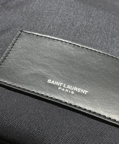 Saint Laurent Paris（サンローランパリ）Saint Laurent Paris (サンローランパリ) ナイロンバックパック ブラックの古着・服飾アイテム