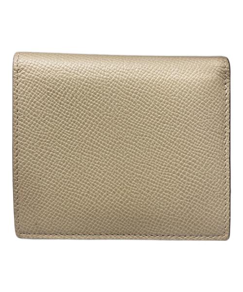 bonaventura（ボナベンチュラ）BONAVENTURA (ボナベンチュラ) 2つ折り財布 ベージュの古着・服飾アイテム