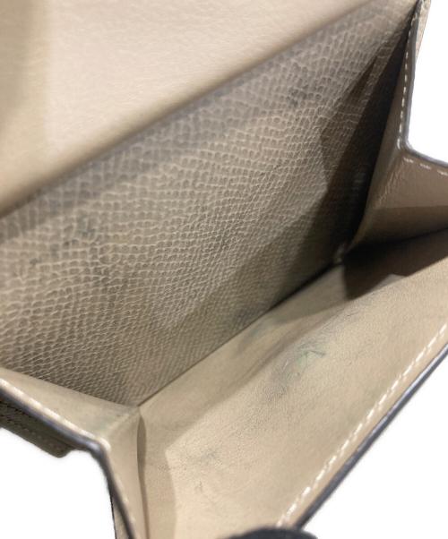 bonaventura（ボナベンチュラ）BONAVENTURA (ボナベンチュラ) 2つ折り財布 ベージュの古着・服飾アイテム