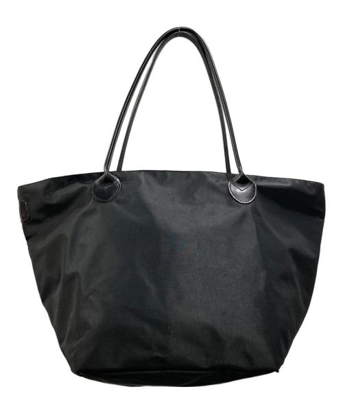 Herve Chapelier（エルベシャプリエ）Herve Chapelier (エルベシャプリエ) レザーハンドル舟型ショルダーL ブラックの古着・服飾アイテム