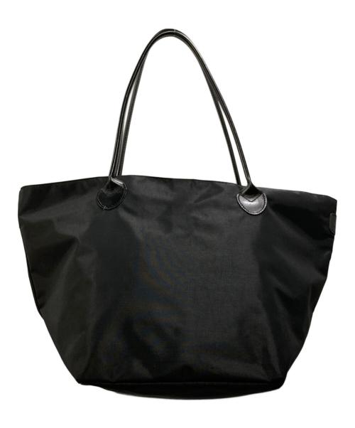 Herve Chapelier（エルベシャプリエ）Herve Chapelier (エルベシャプリエ) レザーハンドル舟型ショルダーL ブラックの古着・服飾アイテム