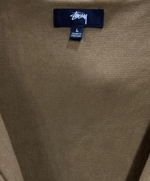 stussy（ステューシー）stussy (ステューシー) Double Face Label full zip hoodie サンドベージュ サイズ:Lの古着・服飾アイテム