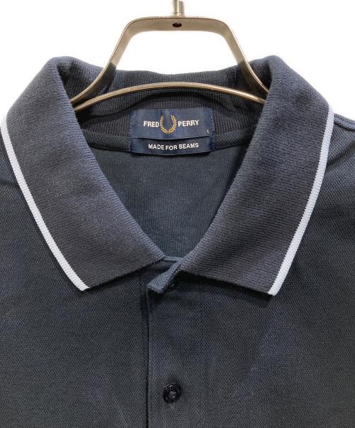 FRED PERRY（フレッドペリー）FRED PERRY (フレッドペリー) BEAMS (ビームス) ポロシャツ ネイビー サイズ:Lの古着・服飾アイテム
