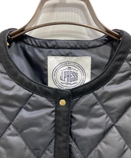 J.PRESS（ジェイプレス）J.PRESS (ジェイプレス) キルティングジャケット ブラック サイズ:P5の古着・服飾アイテム