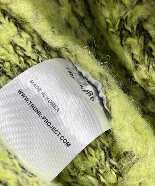 TRUNKPROJECT（トランクプロジェクト）TRUNKPROJECT (トランクプロジェクト) クルーネックニット イエロー サイズ:Lの古着・服飾アイテム