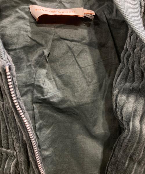 TORY BURCH（トリーバーチ）TORY BURCH (トリーバーチ) コーデュロイブルゾン モスグリーン サイズ:Sの古着・服飾アイテム