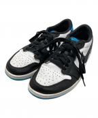 NIKEナイキ）の古着「AIR JORDAN 1 RETRO LOW OG」｜ブルー×ブラック