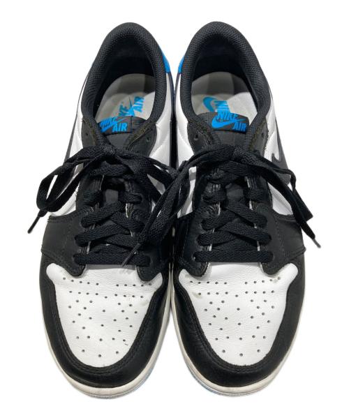 NIKE（ナイキ）NIKE (ナイキ) AIR JORDAN 1 RETRO LOW OG ブルー×ブラック サイズ:27.5㎝の古着・服飾アイテム