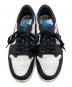 NIKE (ナイキ) AIR JORDAN 1 RETRO LOW OG ブルー×ブラック サイズ:27.5㎝：7000円