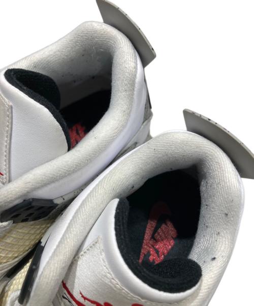 NIKE（ナイキ）NIKE (ナイキ) AIR JORDAN 4 RETRO OG ホワイト サイズ:27.5㎝の古着・服飾アイテム
