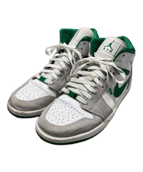 NIKE（ナイキ）NIKE (ナイキ) Air Jordan 1 Mid グリーン×グレー サイズ:27.5㎝の古着・服飾アイテム