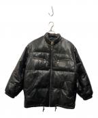 Gallucciガルーチ）の古着「中綿レザージャケット」｜ブラック