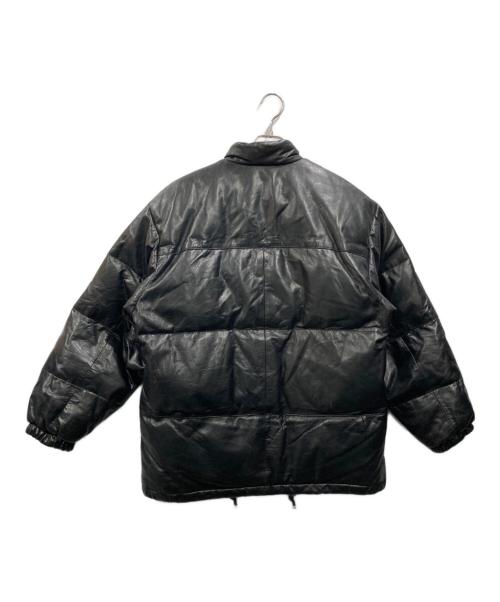 Gallucci（ガルーチ）Gallucci (ガルーチ) 中綿レザージャケット ブラック サイズ:Mの古着・服飾アイテム