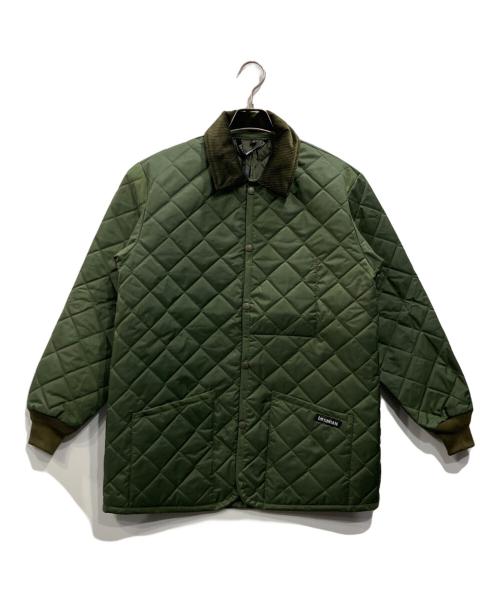 LAVENHAM（ラベンハム）LAVENHAM (ラベンハム) ARCHIVE RAYDON ナイロン キルティングブルゾン カーキ サイズ:Mの古着・服飾アイテム