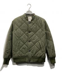 STILL BY HAND（スティルバイハンド）の古着「キルティングジャケット」｜グリーン