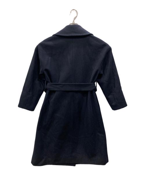 ESTNATION（エストネーション）ESTNATION (エストネーション) メルトンベルテッドチェスターコート ネイビー サイズ:SIZE36の古着・服飾アイテム