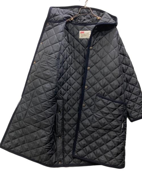 Traditional Weatherwear（トラディショナルウェザーウェア）Traditional Weatherwear (トラディショナルウェザーウェア) キルティングコート ネイビー サイズ:36の古着・服飾アイテム