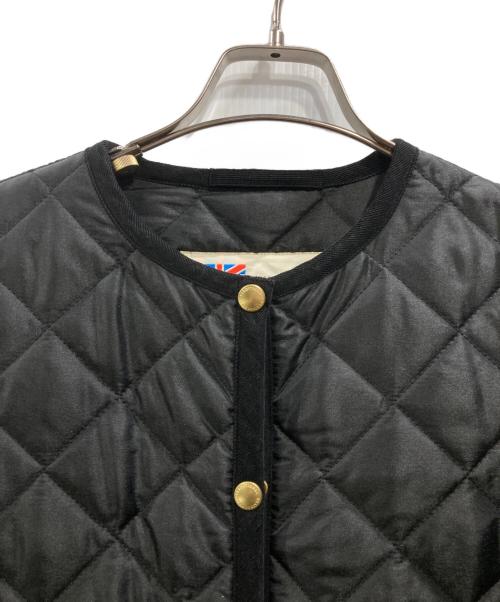 Traditional Weatherwear（トラディショナルウェザーウェア）Traditional Weatherwear (トラディショナルウェザーウェア) キルティングコート ブラック サイズ:36の古着・服飾アイテム
