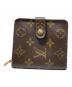 LOUIS VUITTON（ルイ ヴィトン）の古着「2つ折り財布」｜ブラウン