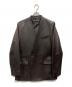 TACASI（タキャシ）の古着「ラムレザー ダブルブレスト ジャケット」｜ブラウン
