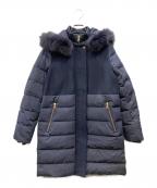 Droite lautreamontドロワットロートレアモン）の古着「切替ダウンコート」｜ネイビー