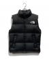 THE NORTH FACE（ザ ノース フェイス）の古着「NUPTSE VEST」｜ブラック
