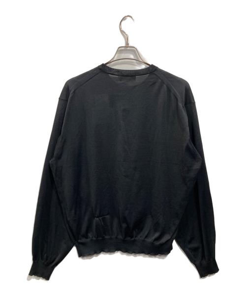 Gymphlex（ジムフレックス）Gymphlex (ジムフレックス) クルーネックニットプルオーバー ブラック サイズ:M 未使用品の古着・服飾アイテム