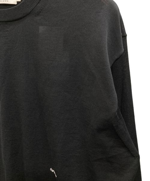 Gymphlex（ジムフレックス）Gymphlex (ジムフレックス) クルーネックニットプルオーバー ブラック サイズ:M 未使用品の古着・服飾アイテム
