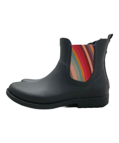 PAUL SMITH（ポールスミス）PAUL SMITH (ポールスミス) サイドゴアレインブーツ ブラック サイズ:7の古着・服飾アイテム