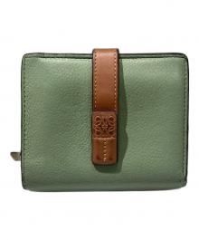 LOEWE（ロエベ）の古着「コンパクトジップウォレット」｜グリーン
