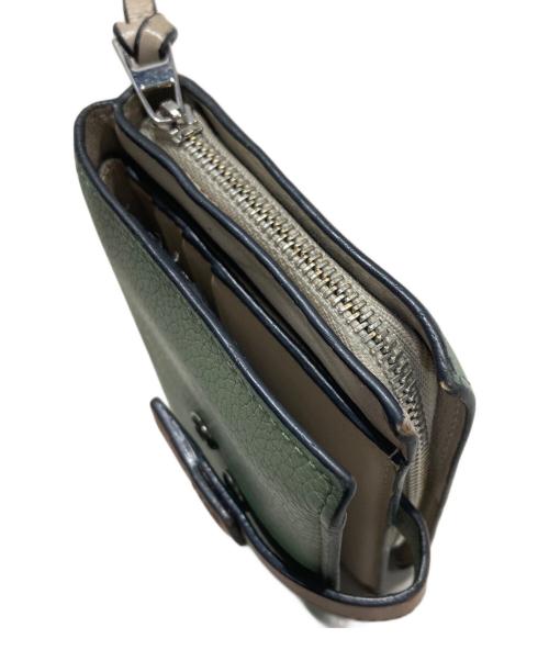 LOEWE（ロエベ）LOEWE (ロエベ) コンパクトジップウォレット グリーンの古着・服飾アイテム