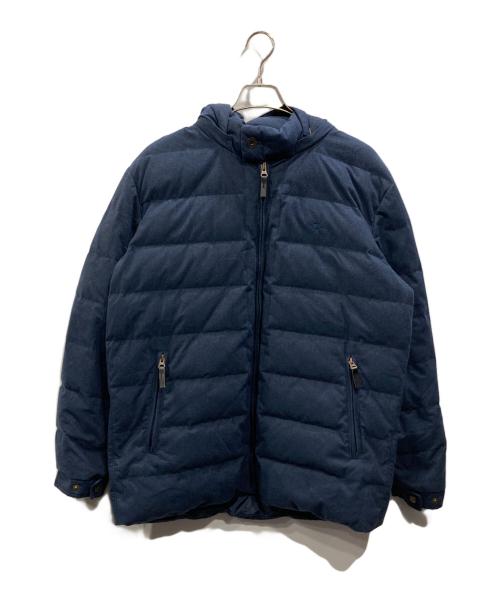 LACOSTE（ラコステ）LACOSTE (ラコステ) ダウンジャケット ブルー サイズ:Lの古着・服飾アイテム