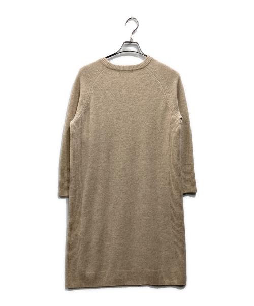 23区（ニジュウサンク）23区 (ニジュウサンク) ニットワンピース ベージュ サイズ:38の古着・服飾アイテム