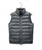 HERNOヘルノ）の古着「リバーシブルダウンベスト」｜ブラック×グレー