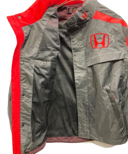 HONDA Racing（ホンダレーシング）HONDA Racing (ホンダレーシング) FILA (フィラ) ナイロンジャケット グレー サイズ:XLの古着・服飾アイテム