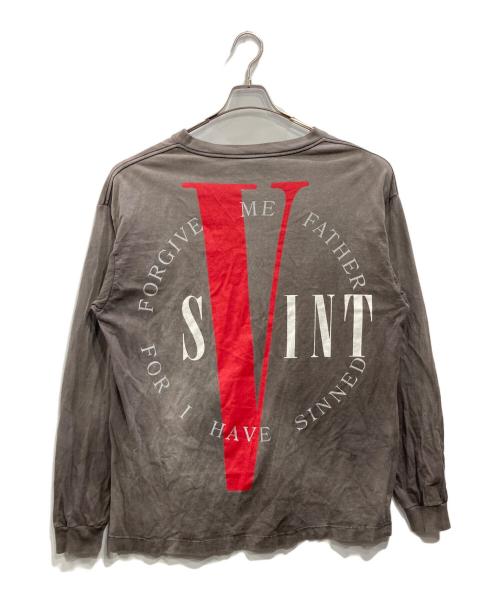 SAINT MICHAEL（セントマイケル）SAINT MICHAEL (セントマイケル) ロングカットソー グレー サイズ:XLの古着・服飾アイテム