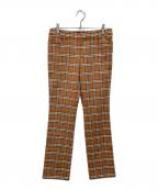 BURBERRY BLUE LABELバーバリー ブルー レーベル）の古着「ノバチェックパンツ」｜ブラウン