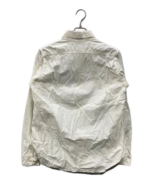 POST O'ALLS（ポストオーバーオールズ）POST O'ALLS (ポストオーバーオールズ) 長袖シャツ ホワイト サイズ:Mの古着・服飾アイテム