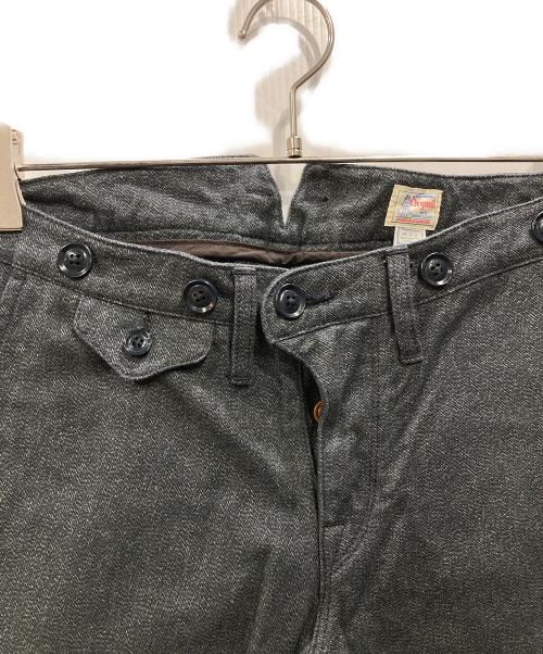 ORGUEIL（オルゲイユ）ORGUEIL (オルゲイユ) Classic Low Waist Trousers グレー サイズ:31の古着・服飾アイテム