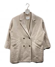 URBAN RESEARCH DOORS（アーバンリサーチドアーズ）の古着「ウールリバーテーラードコート」｜グレージュ