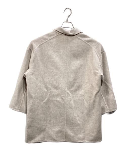 URBAN RESEARCH DOORS（アーバンリサーチドアーズ）URBAN RESEARCH DOORS (アーバンリサーチドアーズ) ウールリバーテーラードコート グレージュ サイズ:Mの古着・服飾アイテム