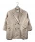 URBAN RESEARCH DOORS（アーバンリサーチドアーズ）の古着「ウールリバーテーラードコート」｜グレージュ