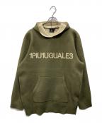 1piu1uguale3ウノピュウノウグァーレトレ）の古着「113 GOLF WAFFLE PARKER」｜オリーブ