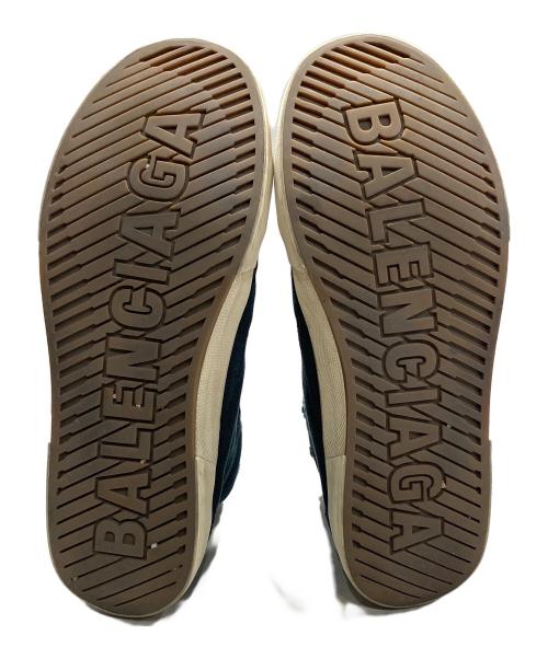 BALENCIAGA（バレンシアガ）BALENCIAGA (バレンシアガ) ダメージ加工ハイカットスニーカー ネイビー サイズ:41の古着・服飾アイテム